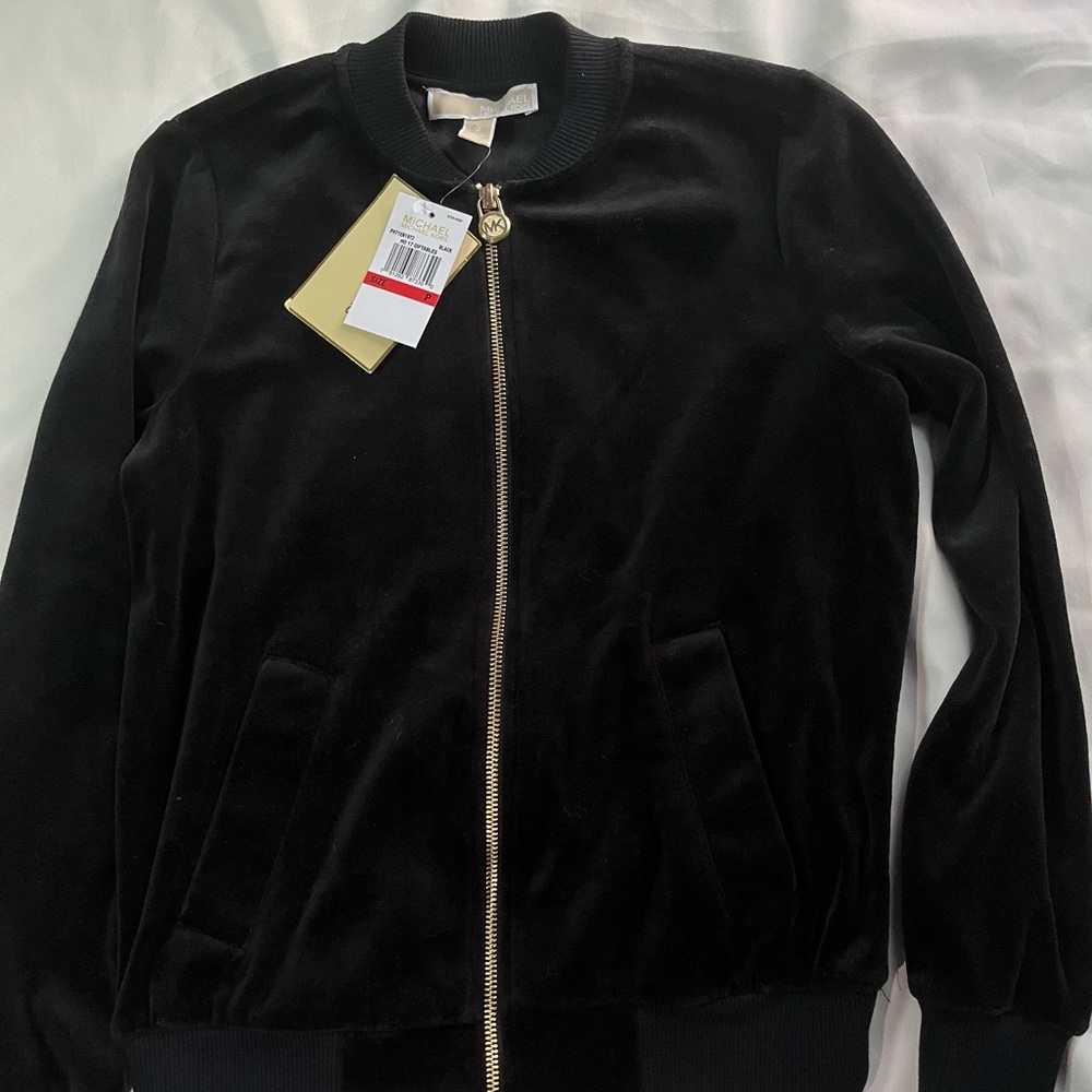 NWT Michael Kors Black jacket/ sweater size Small